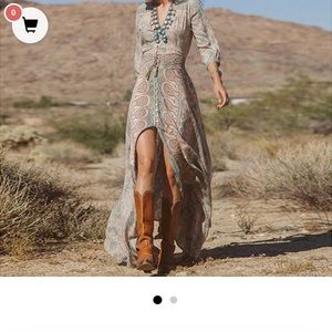 Western Dress-BoHo Beach Hut Dress
